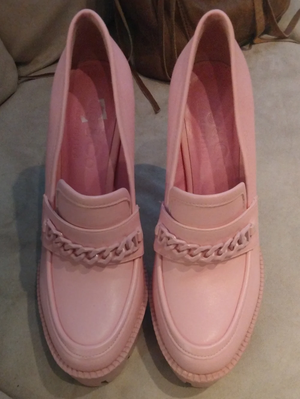 RAG & CO.- Pink Oxfords Size 8